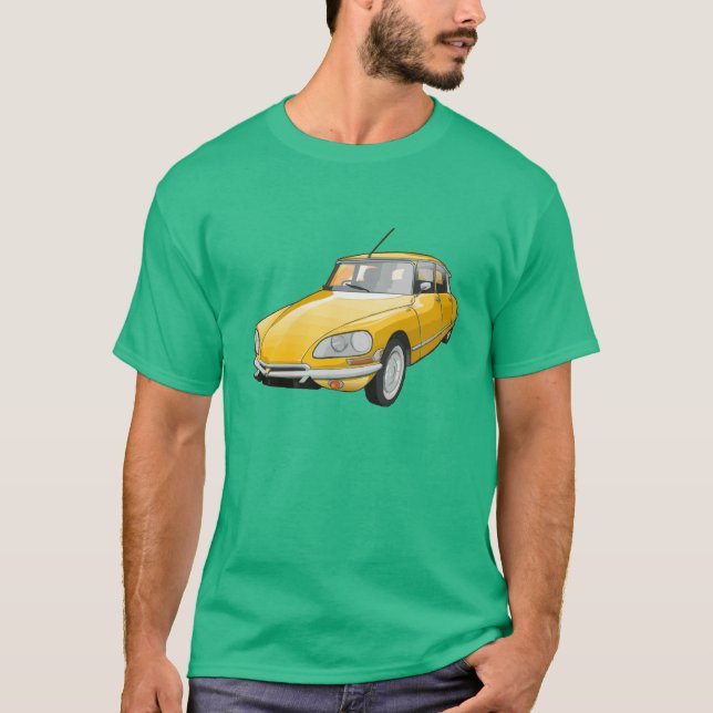 T-shirt voiture jaune (Devant)