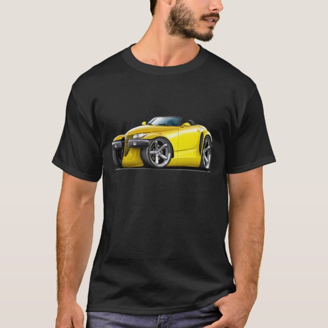T-shirt Voiture jaune de rôdeur (Devant)