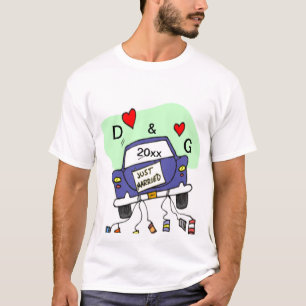 T-shirt Voiture juste mariée