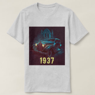 T-SHIRT VOITURE MIDNIGHT VINTAGE 1937