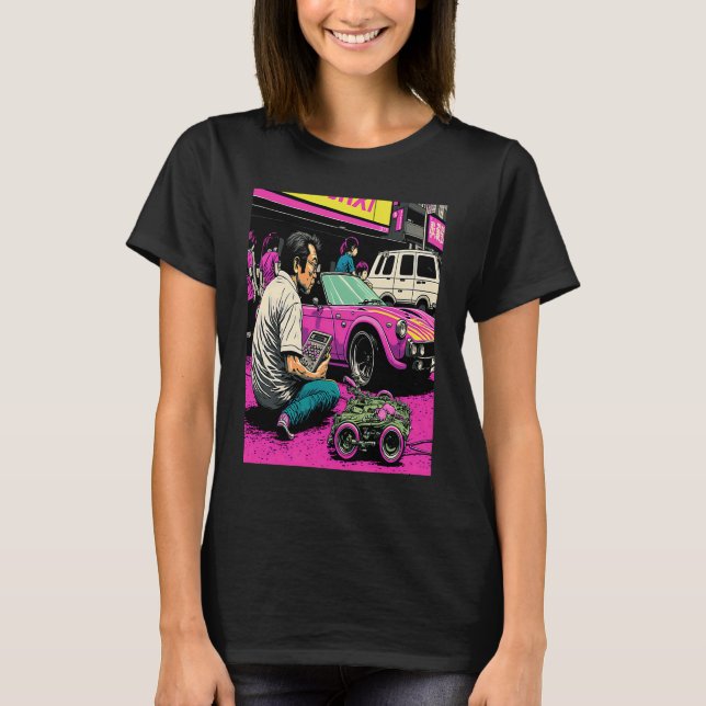 T-shirt Voiture miniature Pop Télécommande Voitures (Devant)