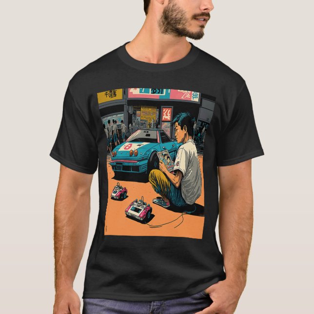 T-shirt Voiture Miniature  Pop Voitures Télécommandées  1 (Devant)