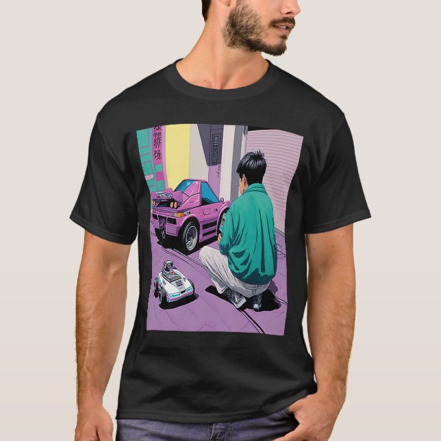 T-shirt Voiture Miniature  Pop Voitures Télécommandées  2 (Devant)