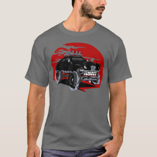 T-SHIRT VOITURE MONSTER NOIR