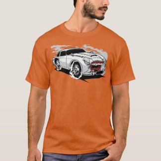 T-SHIRT VOITURE MONSTER RETRO BLANCHE
