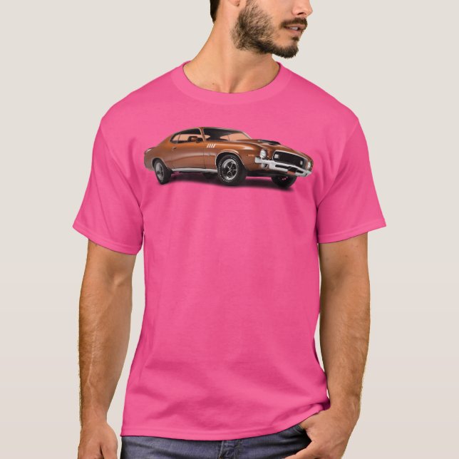 T-shirt voiture musclée vintage (Devant)