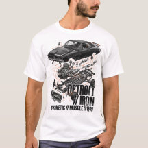 Voiture musculaire V8 Explosée de Detroit Streetwe