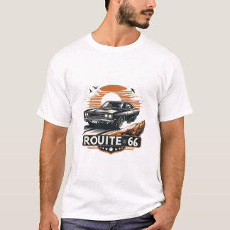 T-shirt Voiture musculaire vintage