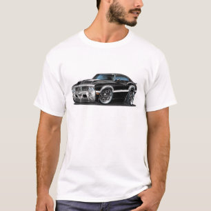 T-shirt Voiture noire du sabre d'abordage 442 d'Olds