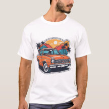 Voiture Orange Moteur à Feu