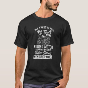 T-shirt Voiture RC de camion RC de course télécommandée