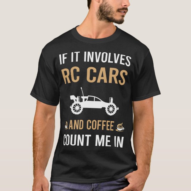 T-shirt Voiture RC et café (Devant)