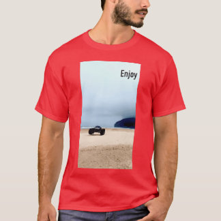 T-shirt Voiture RC Plage Profitez ami rétro
