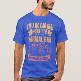T-shirt Voiture RC Rétro Fille Voiture Télécommandée Cours