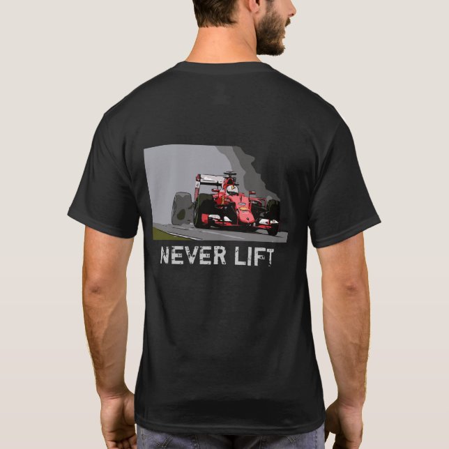 T-SHIRT VOITURE RED RACE - JAMAIS LIVRÉE (Dos)