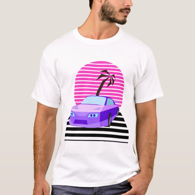 T-shirt Voiture Rétro (Devant)
