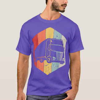 T-shirt Voiture Rétro Camion Vintage Silhouette Automotive