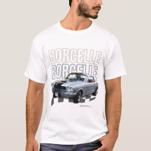 T-Shirt Voiture Rétro Gras Noir