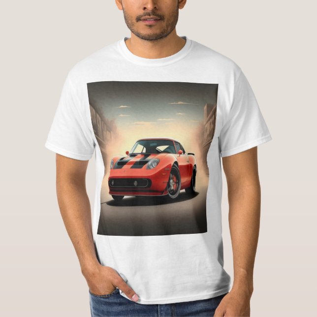 T-shirt voiture rouge (Devant)