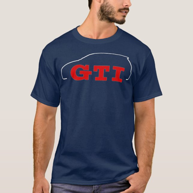 T-shirt Voiture s GTI Outline Premium (Devant)