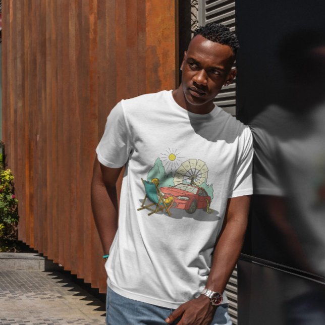 T-shirt Voiture solaire cool (Créateur téléchargé)