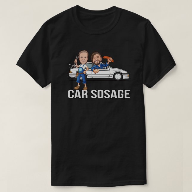 T-shirt Voiture sosage voiture sosage age age age 1e1 fs (Design devant)