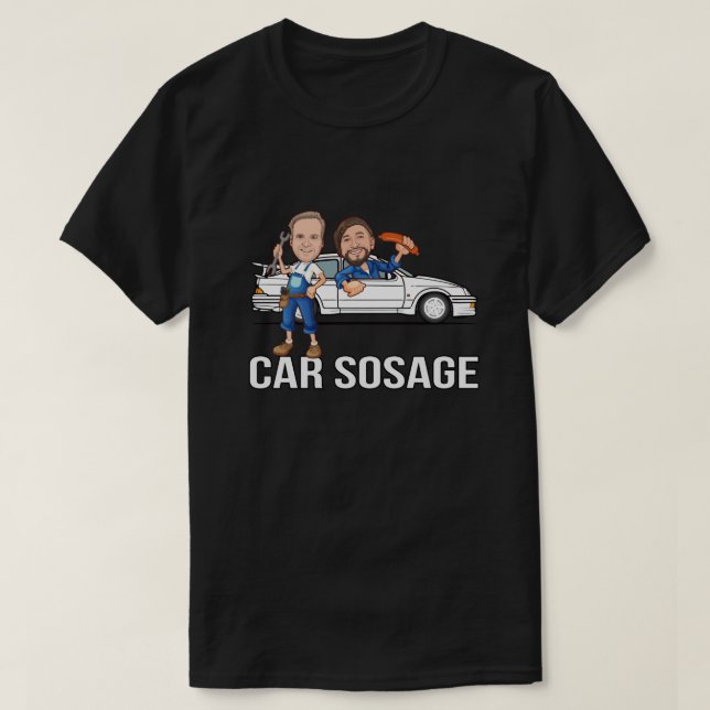 T-shirt Voiture sosage voiture sosage age age age 1e1 fs (Design devant)