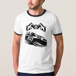 T-shirt voiture sport noir