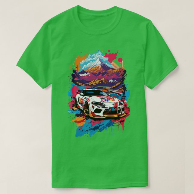T-shirt Voiture sportive Toyota Supra (Design devant)