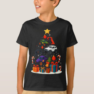 T-shirt Voiture télécommandée course Noël arbre de Noël
