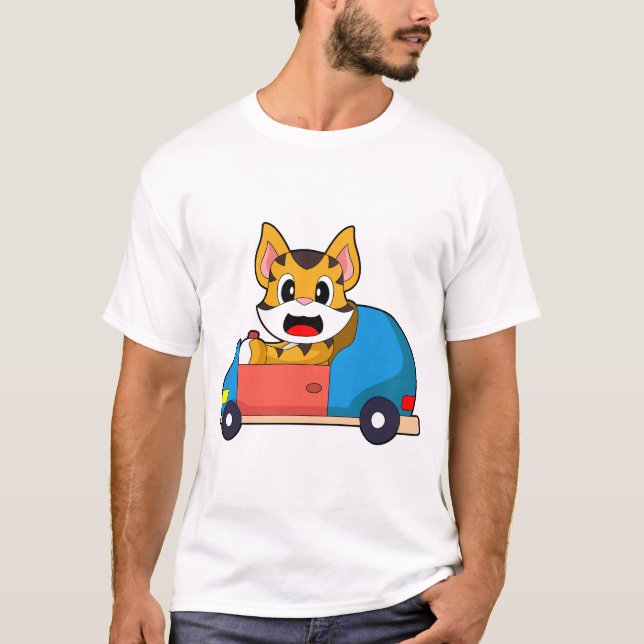 T-shirt Voiture Tigre (Devant)