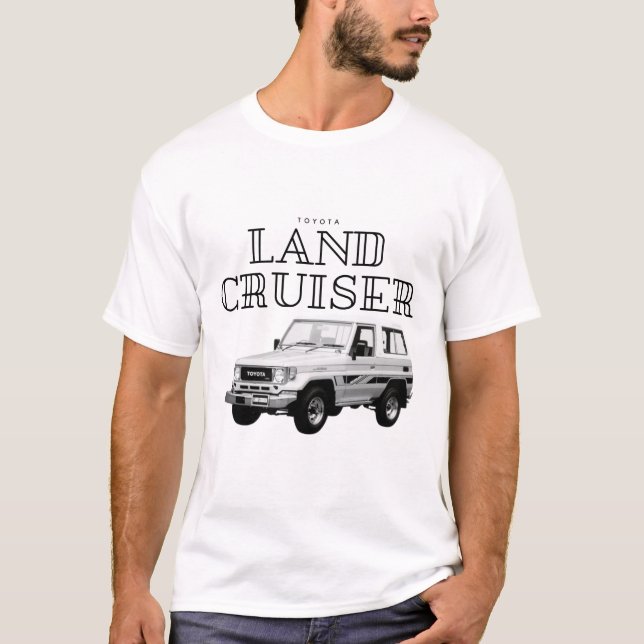 T-shirt Voiture Toyota Land Cruiser J70 Off-Road (Devant)