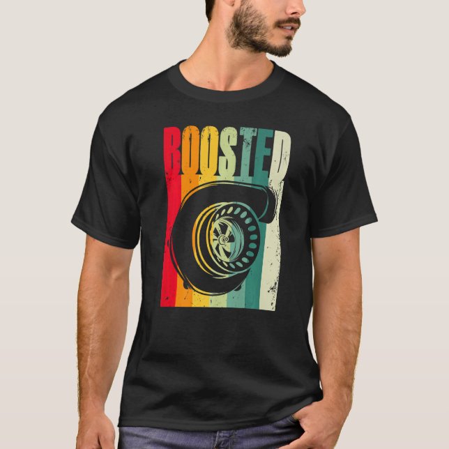 T-shirt Voiture Turbo Boosted Car Racing (Devant)