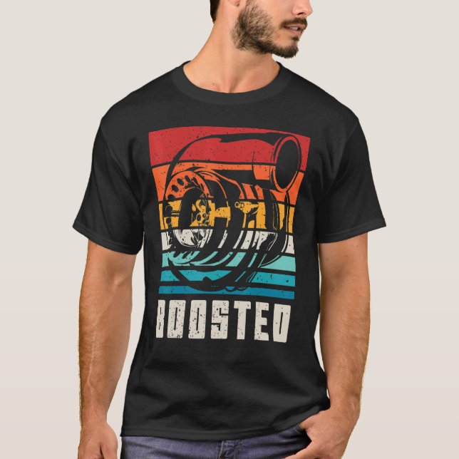 T-shirt Voiture Turbo Boosted Car Racing (Devant)