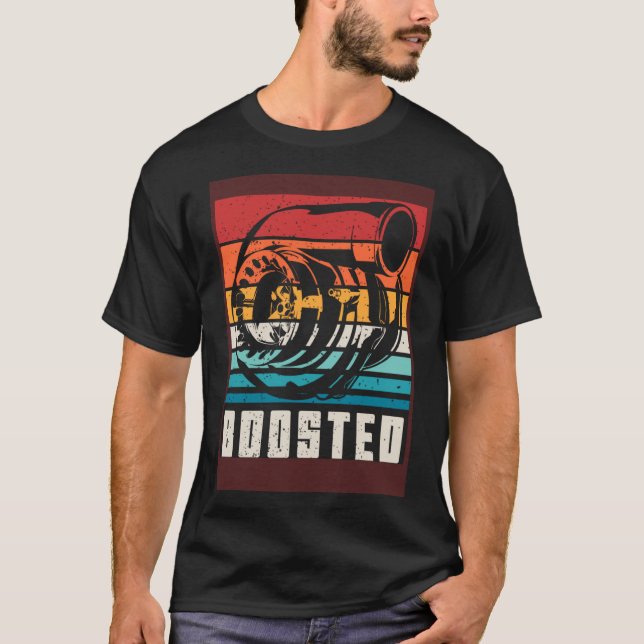 T-shirt Voiture Turbo Boosted Car Racing (Devant)