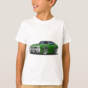 T-shirt Voiture verte du sabre d'abordage 442 d'Olds