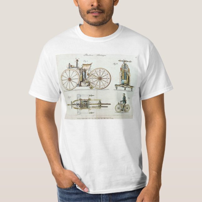 T-shirt Voiture Vintage (Devant)