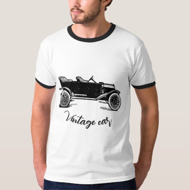 T-shirt Voiture Vintage (Devant)