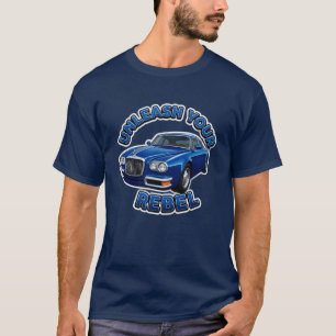 T-shirt Voiture Vintage Bleue