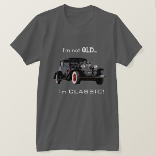 T-shirt Voiture vintage non vieille mais classique drôle