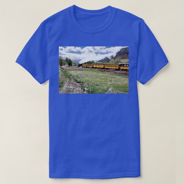 T-shirt Voitures À Vapeur Et Voitures De Passager Durango  (Design devant)