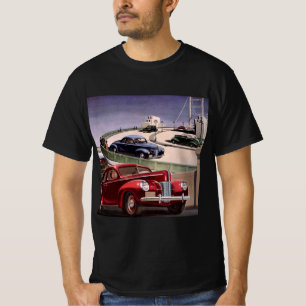 T-shirt Voitures Anciennes, Voyage en Sédans Classiques su