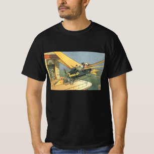 T-shirt Voitures cabriolets Steampunk de science-fiction v