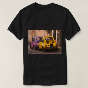 T-shirt Voitures classiques italiennes Fiat 500 à Rome It