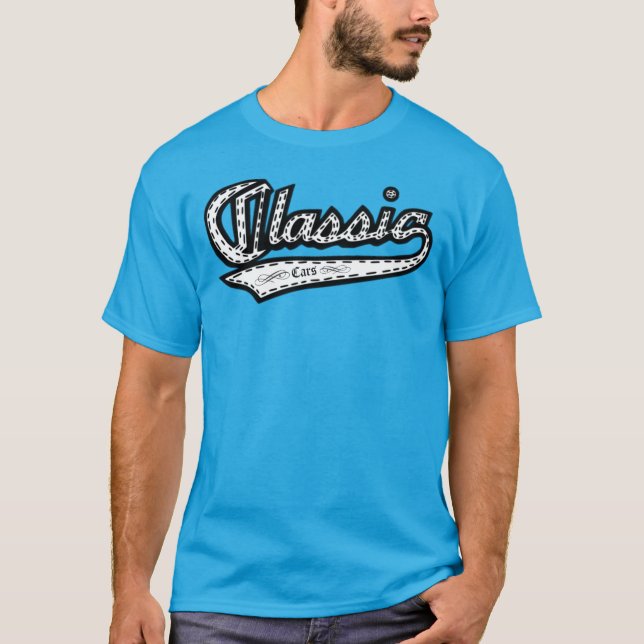 T-shirt Voitures classiques personnalisées (Devant)