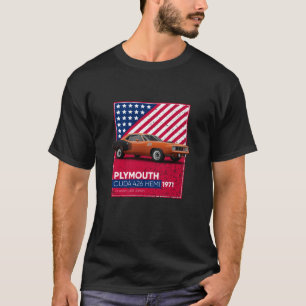 T-shirt Voitures classiques Plymouth Cuda 426 Hemi 1971