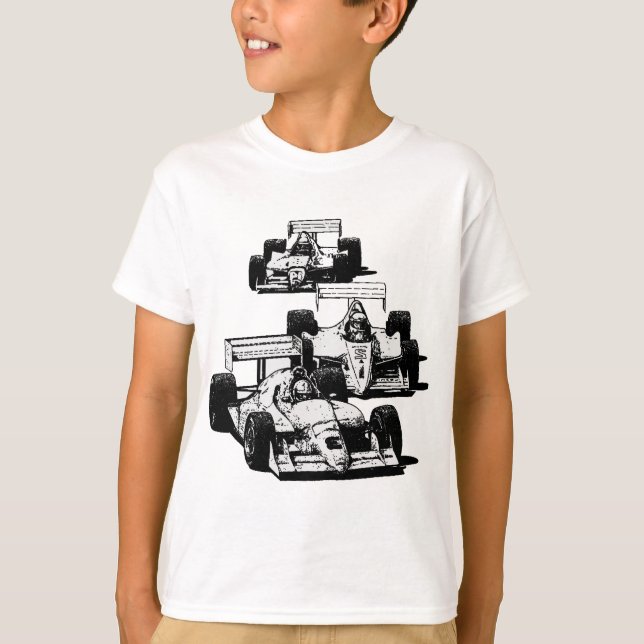 T-SHIRT VOITURES DE COURSE (Devant)
