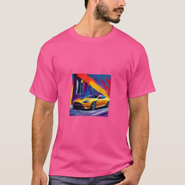 T-shirt Voitures de sport (Devant)