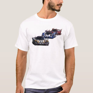 T-shirt Voitures du Mans le luttant, le groupe puissant C