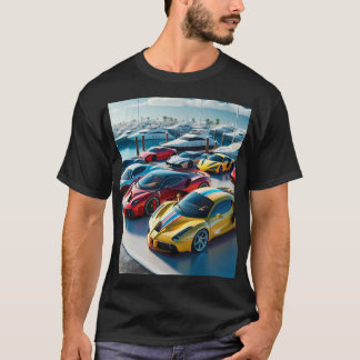 T-shirt Voitures exotiques et bateaux